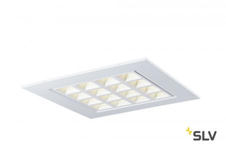 SLV 1003077 PAVONO 600x600 LED Deckeneinbauleuchte weiß 4000K UGR<=16