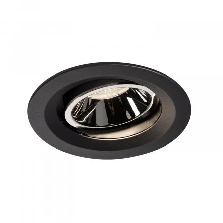 SLV 1003606 NUMINOS MOVE DL M Indoor LED Deckeneinbauleuchte schwarz/chrom 4000K 40° dreh- und schwenkbar