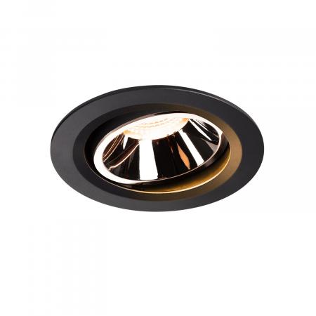 SLV 1003633 NUMINOS MOVE DL L Indoor LED Deckeneinbauleuchte schwarz/chrom 2700K 55° dreh- und schwenkbar