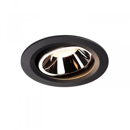 SLV 1003657 NUMINOS MOVE DL L Indoor LED Deckeneinbauleuchte schwarz/chrom 3000K 55° dreh- und schwenkbar