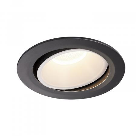 SLV 1003746 NUMINOS MOVE DL XL Indoor LED Deckeneinbauleuchte schwarz/weiß 4000K 20° dreh- und schwenkbar