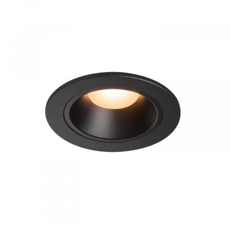 SLV 1003772 NUMINOS DL S Indoor LED Deckeneinbauleuchte schwarz/schwarz 2700K 40° inkl. Blattfedern