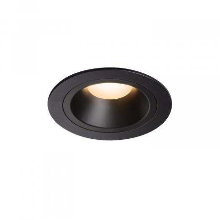 SLV 1003871 NUMINOS DL M Indoor LED Deckeneinbauleuchte schwarz/schwarz 3000K 55° inkl. Blattfedern