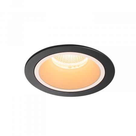 SLV 1003914 NUMINOS DL L Indoor LED Deckeneinbauleuchte schwarz/weiß 2700K 20°