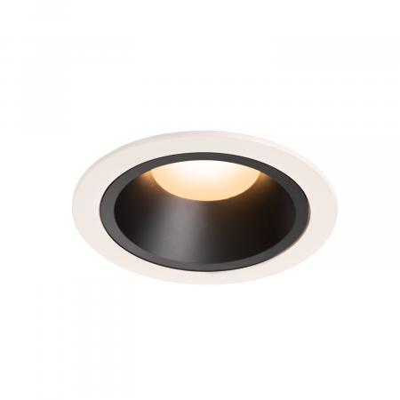 SLV 1003931 NUMINOS DL L Indoor LED Deckeneinbauleuchte weiß/schwarz 2700K 55°