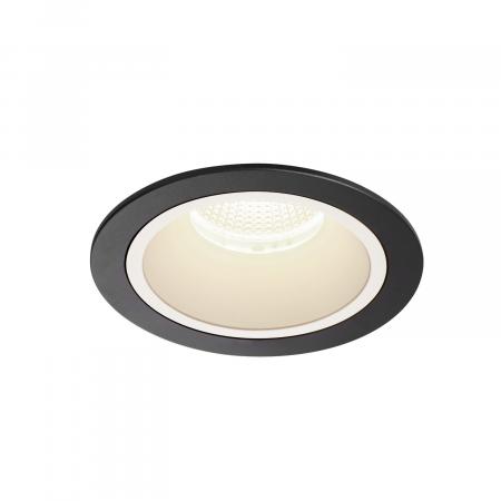 SLV 1003962 NUMINOS DL L Indoor LED Deckeneinbauleuchte schwarz/weiß 4000K 20°