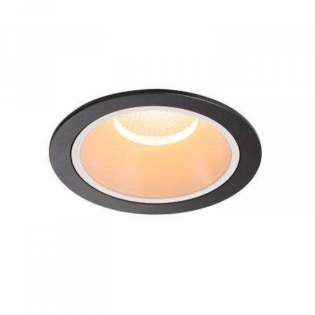 SLV 1003989 NUMINOS DL XL Indoor LED Deckeneinbauleuchte schwarz/weiß 2700K 40°