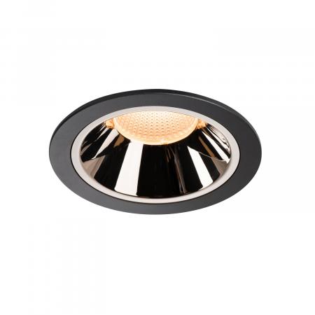 SLV 1003990 NUMINOS DL XL Indoor LED Deckeneinbauleuchte schwarz/chrom 2700K 40°