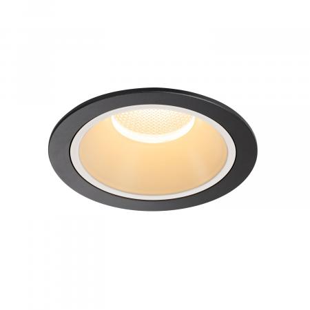 SLV 1004016 NUMINOS DL XL Indoor LED Deckeneinbauleuchte schwarz/weiß 3000K 55°
