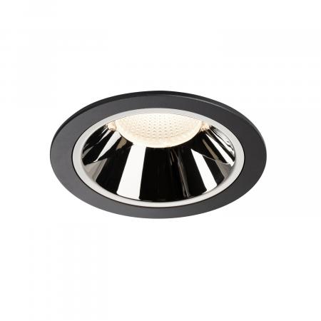 SLV 1004038 NUMINOS DL XL Indoor LED Deckeneinbauleuchte schwarz/chrom 4000K 40°