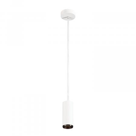 SLV 1004447 NUMINOS PD DALI S Indoor LED Pendelleuchte weiß/schwarz 3000K 36°