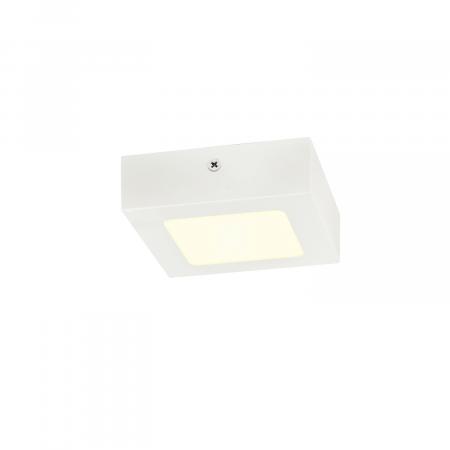 Universal LED Wand- und Deckenleuchte SENSER eckig weiß neutralweisses Licht für Flur, Treppen, Keller, Küche SLV 1004703
