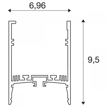 SLV 1004899 GRAZIA 60 3m weiß