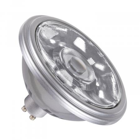 SLV 1005275 QPAR111 GU10 LED Strahler dimmbar silber 12.5W 2700K CRI90 10°