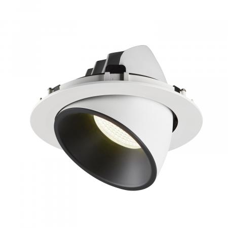 SLV 1006080 NUMINOS GIMBLE XL Deckeneinbauleuchte weiß / schwarz universalweißes Licht