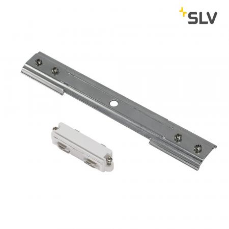 SLV 143151 Stabilisator Längsverbinder lang für 1-Phasen HV-Stromschiene, nickel matt