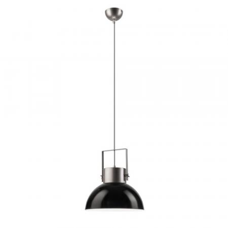 Bioledex Junges Wohnen Pendelleuchte Industrial-Design 30cm grau-schwarz Metall, Glas