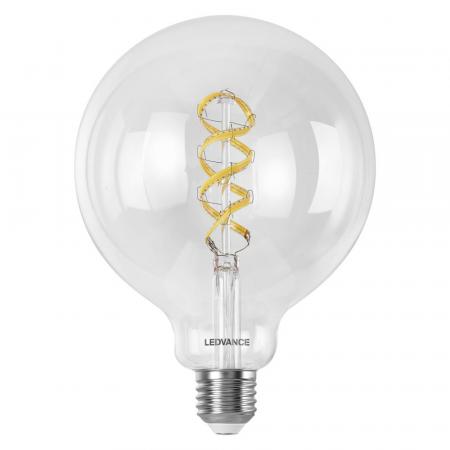 LEDVANCE SMART+ E27 WiFi Filament Globe 40 Multicolour Lampe 4,8W wie 40W Tunable White & RGBW
