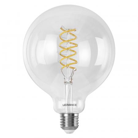 LEDVANCE E27 SMART+ WiFi LED Filament Globe G125 Lampe klar dimmbar 8W wie 60W 2700-6500K Tunable White