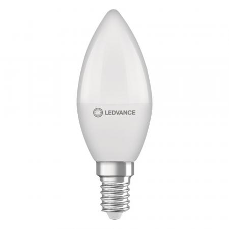 Ledvance E14 LED Kerzenlampe Classic matt 2,8W wie 25W 2700K warmweißes Licht hohe Farbwiedergabe CRI97