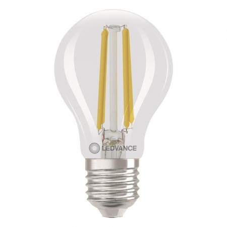 Ledvance E27 Besonders effiziente LED Lampe Classic klar 2,2W wie 40W 3000K warmweißes Licht
