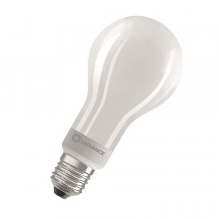 Ledvance E27 CLASSIC dimmbare leistungsstarke LED Lampe opalweiß mattiert 18W wie 150W warmweißes Licht