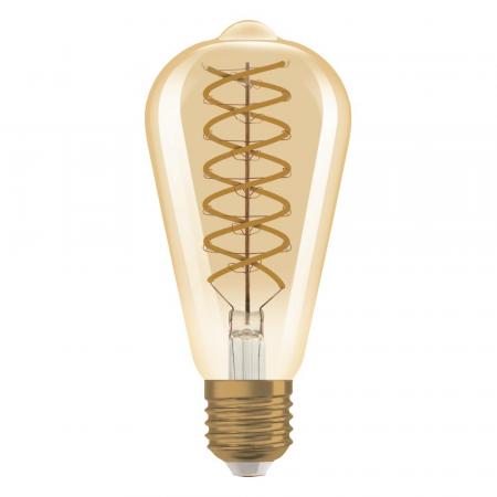 OSRAM E27 LED VINTAGE Glühlampe EDISON GOLD dimmbar 8,8W wie 60W extra warmweißes gemütliches Licht