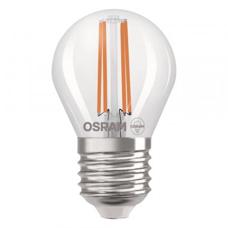 OSRAM E27 LED Lampe Classic klares Filament 3,8W wie 60W warmweißes Licht 2700K - Energy efficiency class A