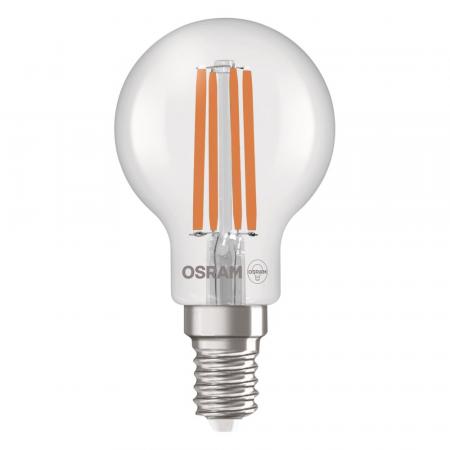 OSRAM E14 LED Lampe Classic klar 2,2W wie 40W neutralweißes Licht 4000K - Energy efficiency class A