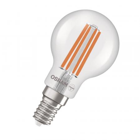 OSRAM E14 LED Lampe Classic klar 2,2W wie 40W neutralweißes Licht 4000K - Energy efficiency class A