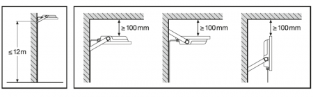 LEDVANCE Muliti Select Schwenkbarer schwarzer LED Außenwandstrahler FL200 133 W / 117 W 4000K neutralweißes Licht - wählbare Wattageneinstellung (Multi Lumen)