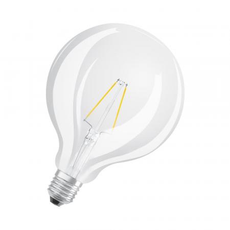 Osram E27 LED STAR RETROFIT GLOBE125 Filament-Kugellampe 2,5W wie 25W warmweiß 2700K
