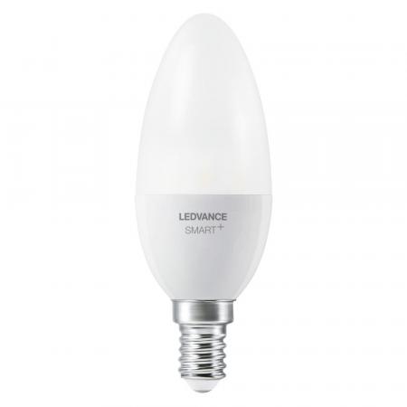 LEDVANCE SMART+ LED Kerzenlampe E14 Zigbee DIMM 4,9W wie 40W 2700K warmweißes Licht