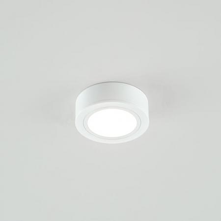 EVN P-LED Deckenanbauleuchte rund weiß IP20 3W 3000K warmweißes Licht EinbauØ60