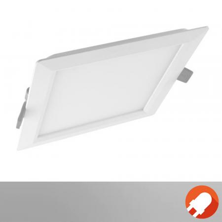 LEDVANCE Downlight LED Einbauleuchte Slim SQ155 Eckig 12W in Weiß 3000K warmweißes Licht