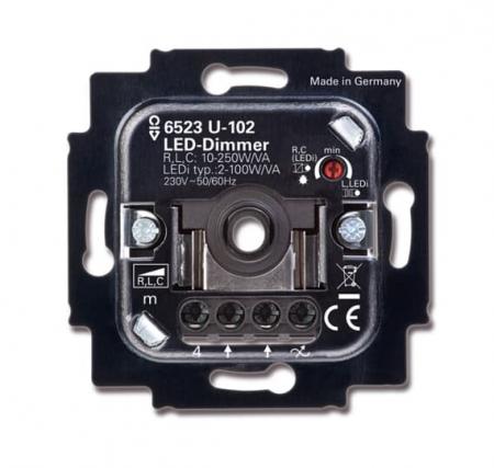 Busch-Jaeger 6523 U-102 Busch-Drehdimmer UP LED 2-100 W