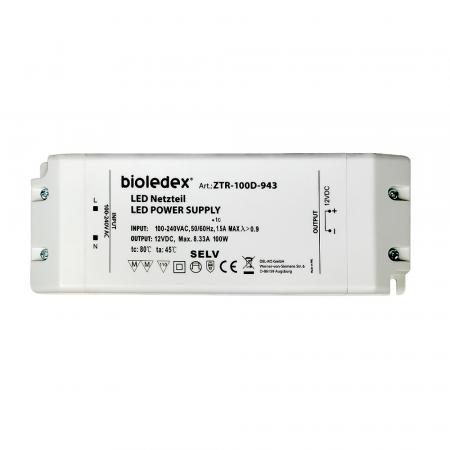 BIOLEDEX® 12V DC Trafo bis 100W für LED Lampen