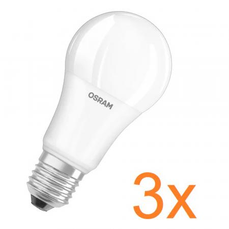 3er Sparpack helle OSRAM E27 Value Classic LED Lampe matt 13W wie 100W 4000K