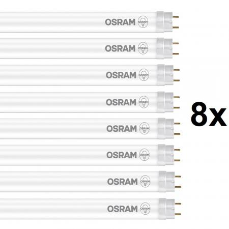 8 x 120cm Osram G13 T8 LED Röhre EM 15 W wie 36W 3000K warmweiß KVG PLASTIC
