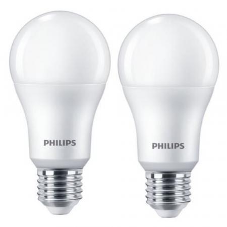 2er Pack Leistungsstarke PHILIPS E27 CorePro LED-Lampen 13W wie 100W 4000K neutralweißes Licht