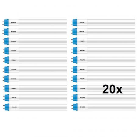 20 x 150cm Philips G13 T8 CorePro LEDtube High Output 24W wie 58W 2700lm 6500K 240° kaltweißes Licht Glas KVG/VVG/AC