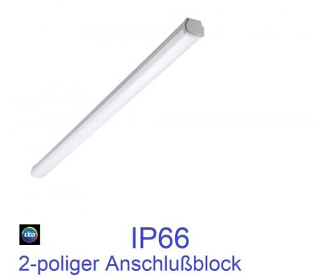 150cm Philips Feuchtraumleuchte WT060C LED56S/840 PSU L1500 IP66 46W 5600lm 4000K 2-poliger Anschlussblock