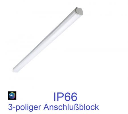 150cm Philips LED Feuchtraumleuchte WT060C LED56S/840 PSU TW1 L1500 IP66 46W 5600lm 4000K 3-poliger Anschlußblock