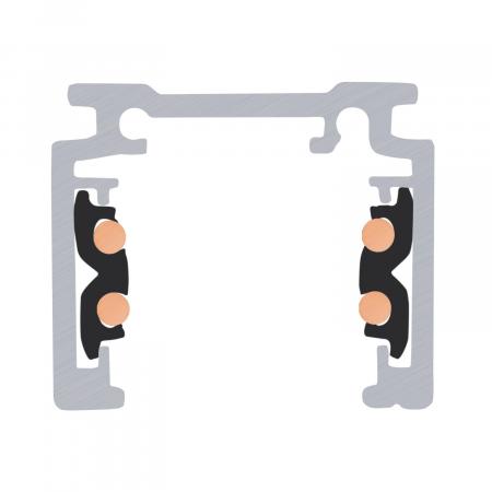 SLV 1006543 2m Aufbauschiene 48V TRACK schwarz DALI