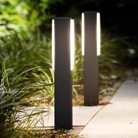 42cm Philips Wegeleuchte STRATOSPHERE in Anthrazit mit warmweißem Licht 2700K