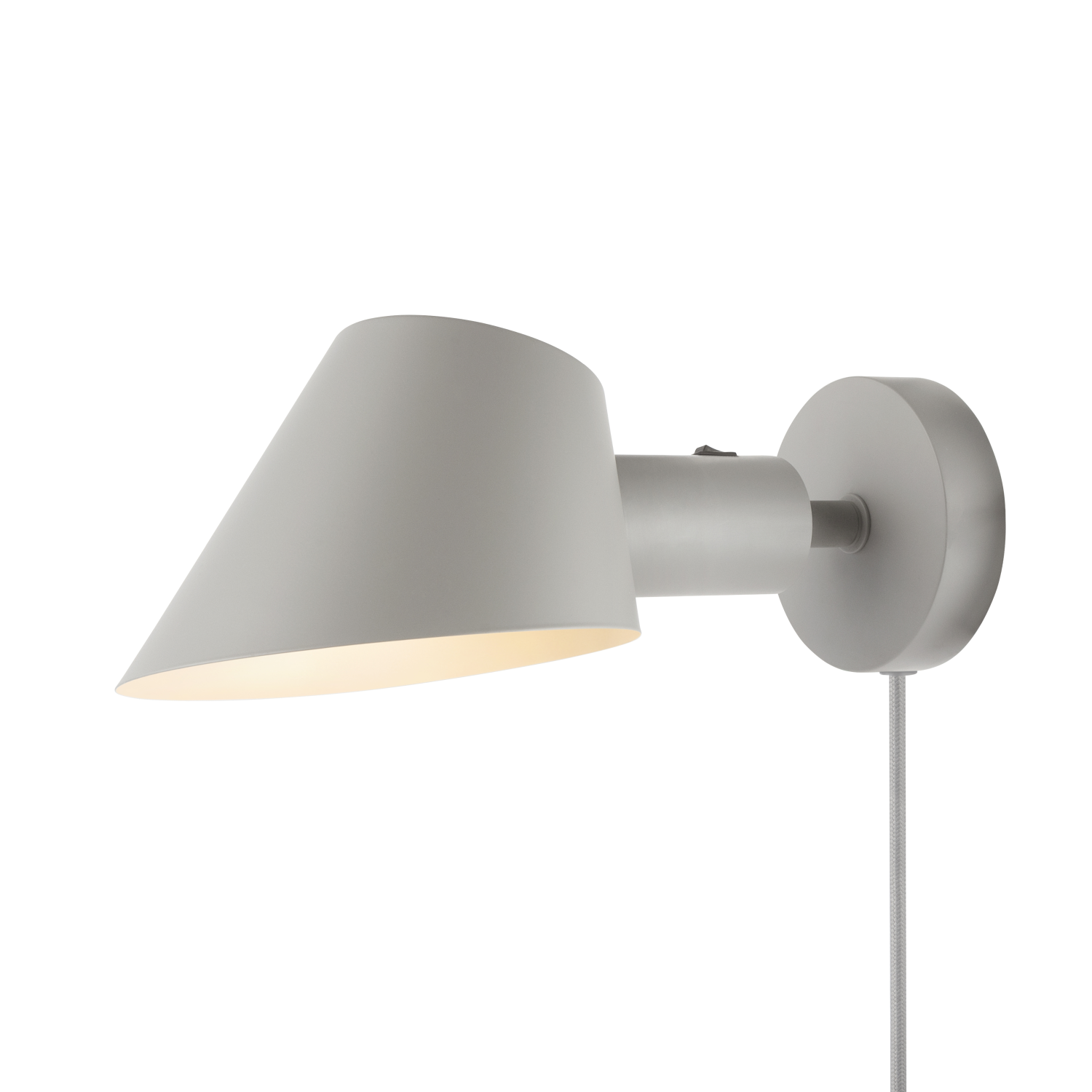 Nordlux Stay minimalistische Wandleuchte Licht E27 angenehmes Grau