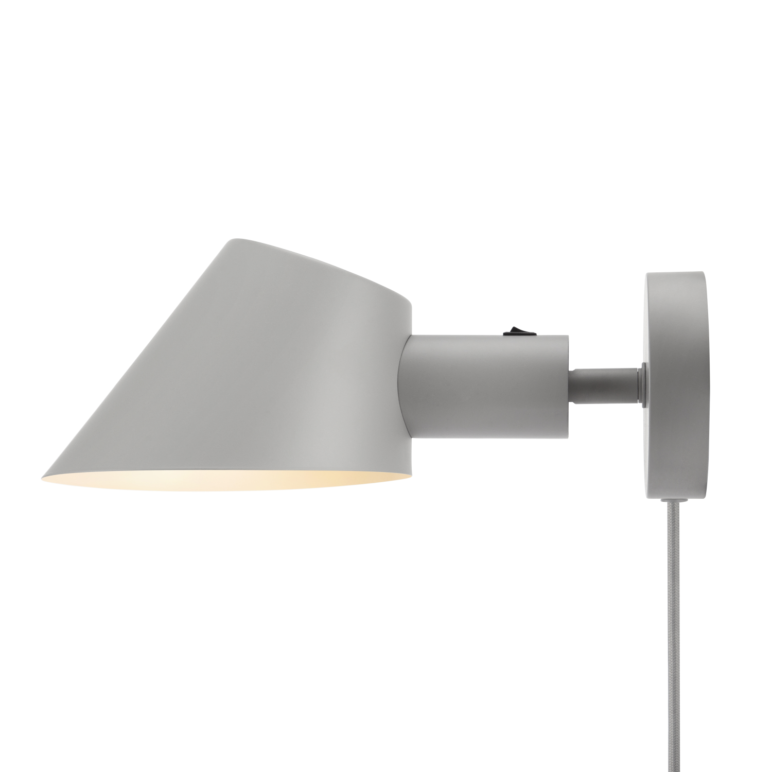 Nordlux Stay Wandleuchte angenehmes E27 minimalistische Grau Licht