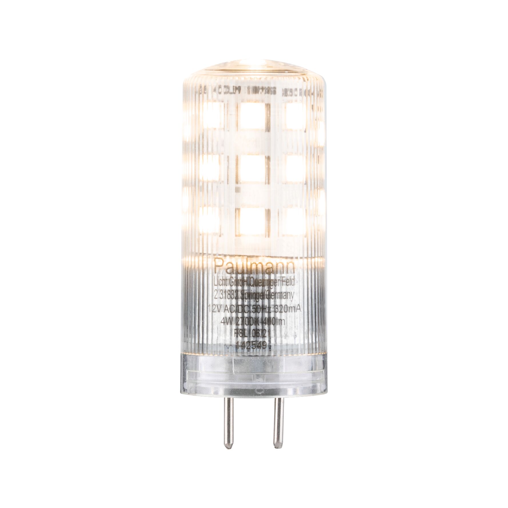 Paulmann 28833 GY6,35 LED Lampe Stiftsockel 12V 4W warmweißes Licht dimmbar