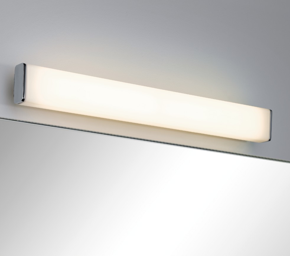 60cm als 70464 Nembus Chrom/Weiß Bad Spiegelleuchte für Flur Paulmann LED-Wandlampe & Attraktive