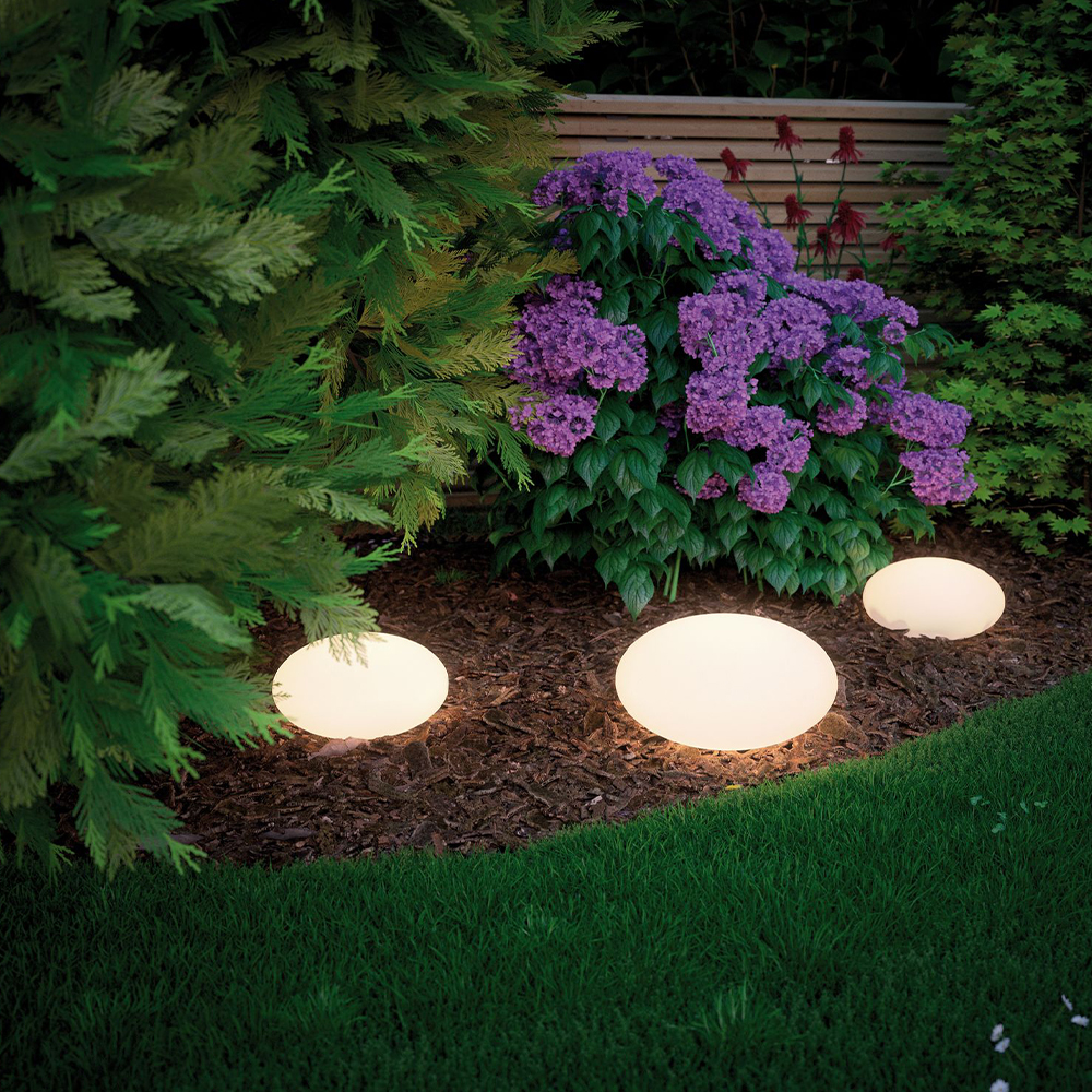 Paulmann 94175 Outdoor leuchtende Gartenkugel Shinet Plug & Stone